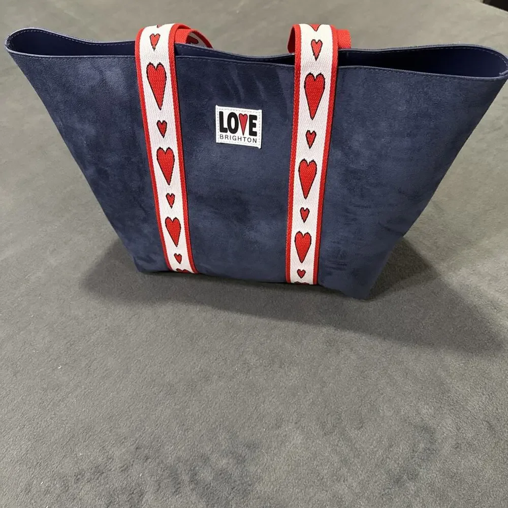Brighton Love 2025 Limited Edition Velveteen Tote Bag 17